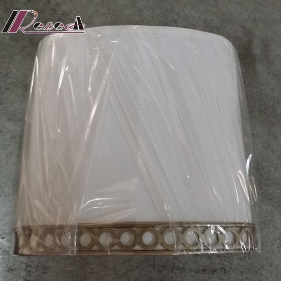 Modern Two Shade Fabric Wall Lamp for Bedroom