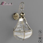 American Modern Brass Waterproof Wall Light for Lobby